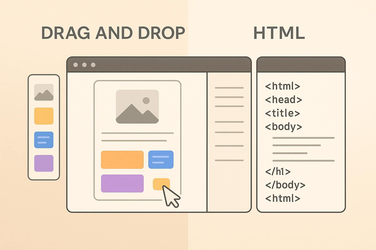 Drag and Drop vs HTML: Email Builder Guide